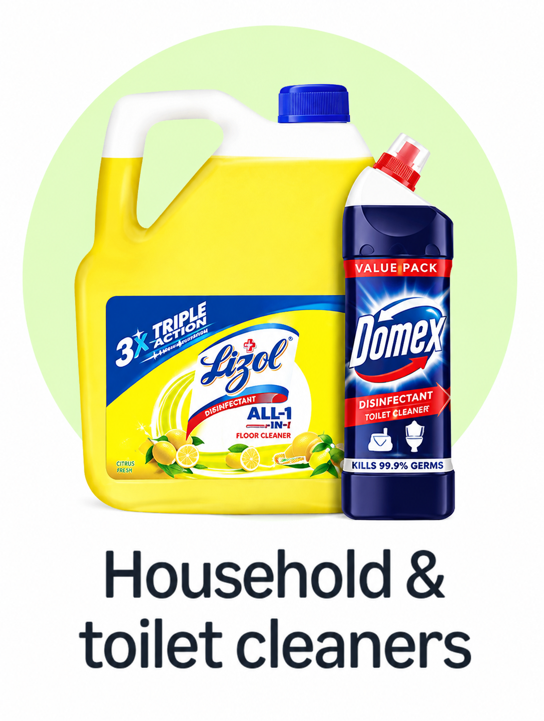Household & toilet cleaners